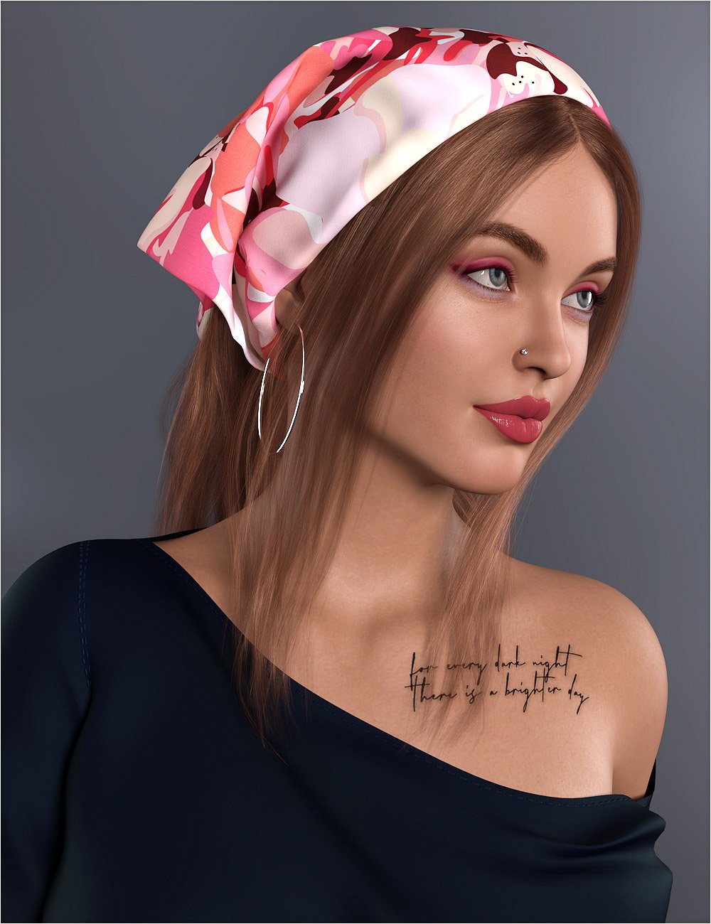 Summer Scarf Hair Versatile Textures by: ShanasSoulmate, 3D Models by Daz 3D