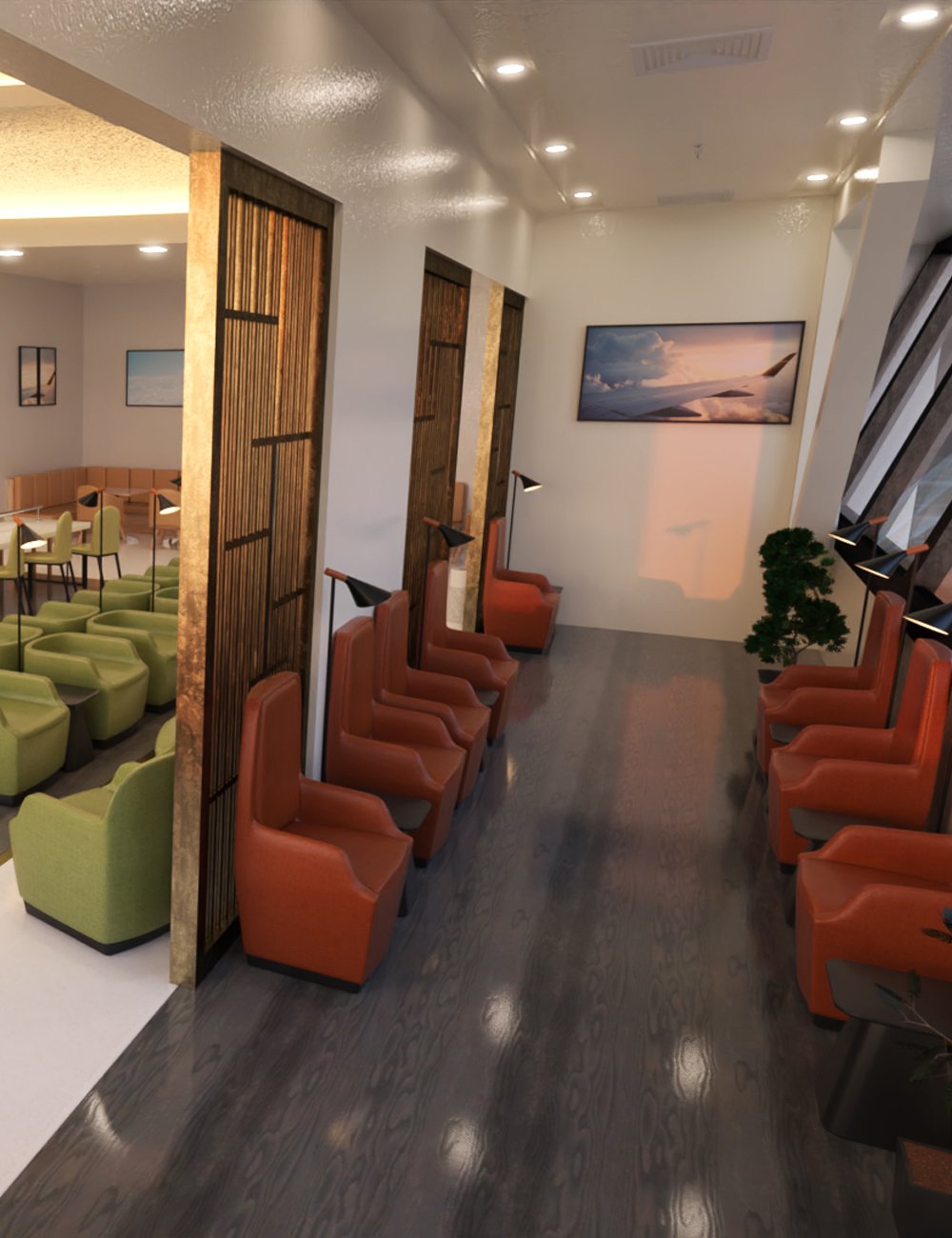 Mactan Airport Lounge by: Tesla3dCorp, 3D Models by Daz 3D