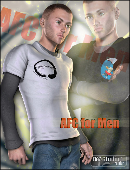 AFC for Men by: Barbara Brundon, 3D Models by Daz 3D