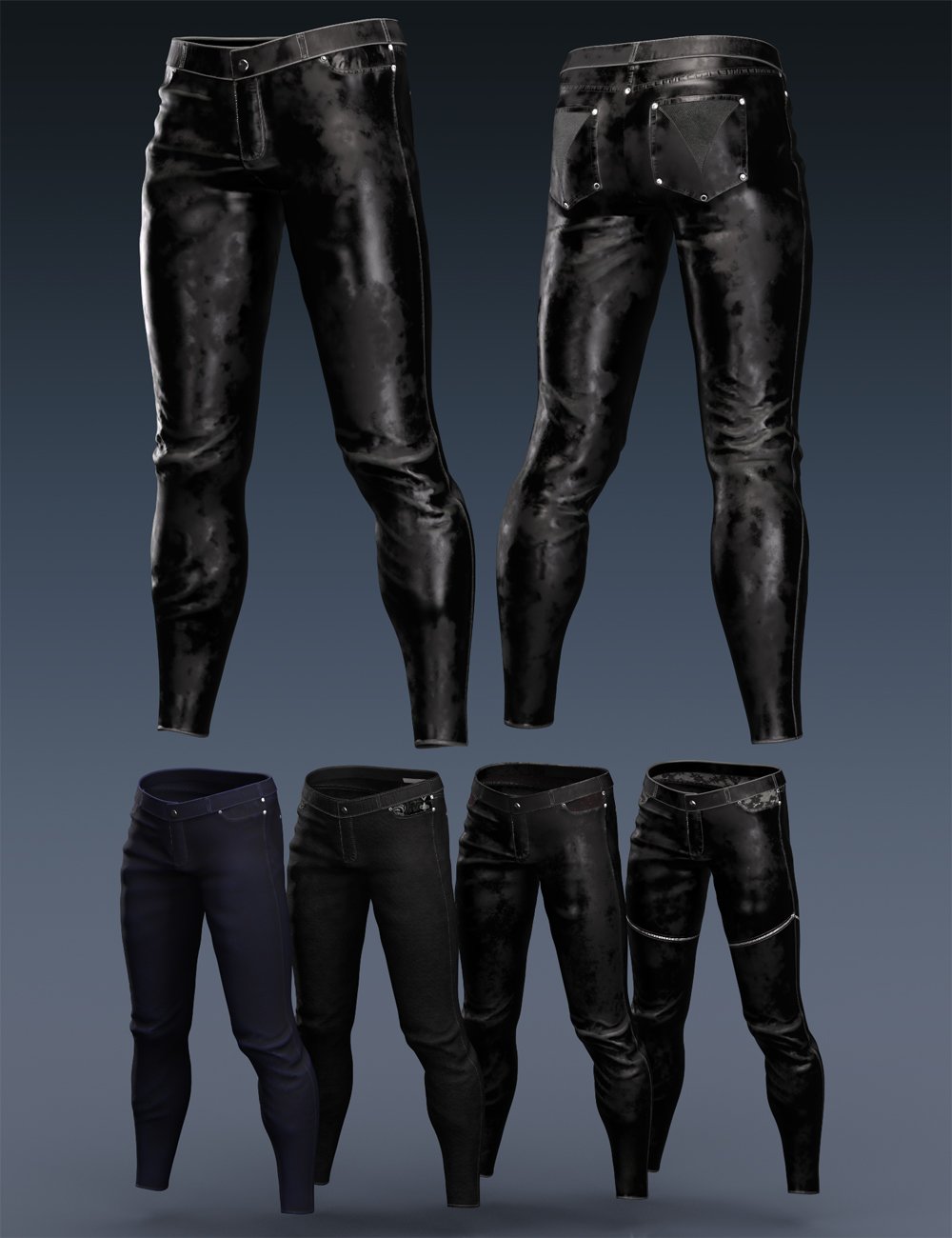 Sabian Pants for Genesis 8 and 8.1 Males | Daz 3D