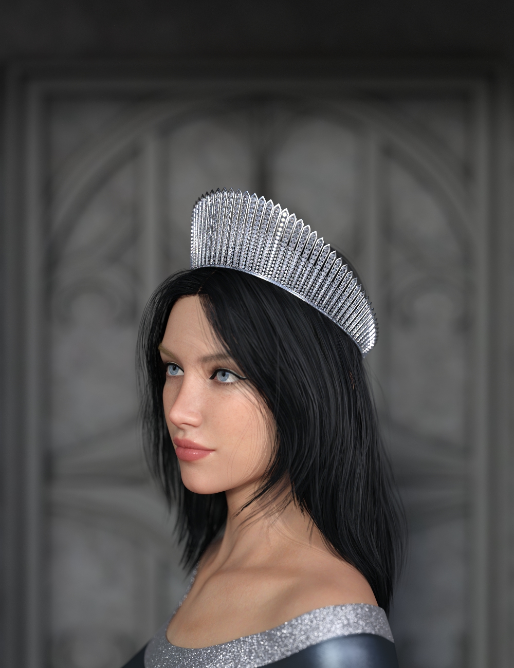 Royal Tiara for Genesis 8 and 8.1 Females by: TMDesign, 3D Models by Daz 3D