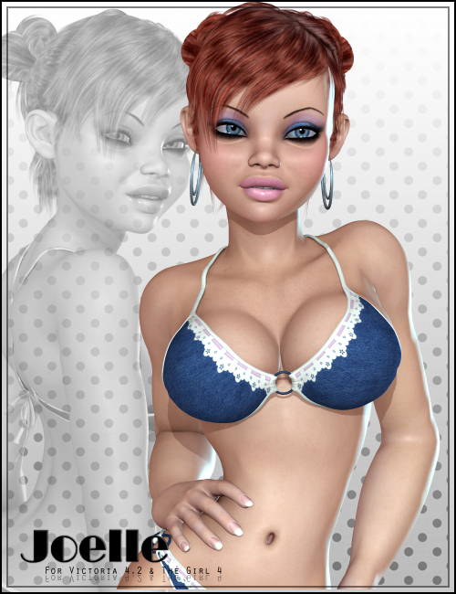 FR Joelle by: Freja, 3D Models by Daz 3D
