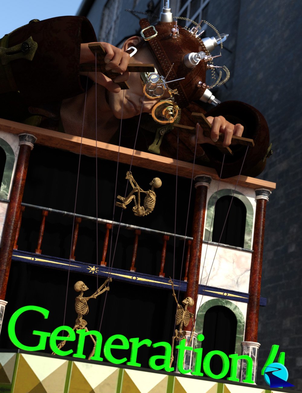 Bone Minion for Genesis 3 Poses for Generation 4