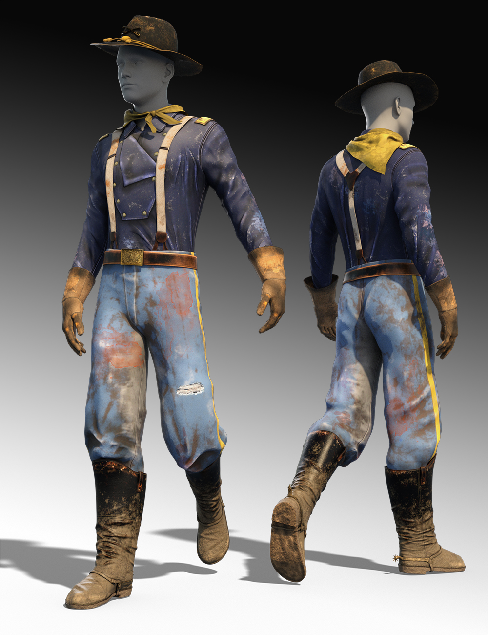 dForce US Cavalry Outfit for Genesis 8 and 8.1 Males dForce US Cavalry Outfit for Genesis 8 and 8.1 Males by: Meshitup, 3D Models by Daz 3D