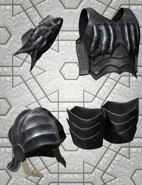 Dragon Clan Armor Dragon Clan Armor by: Valandar, 3D Models by Daz 3D