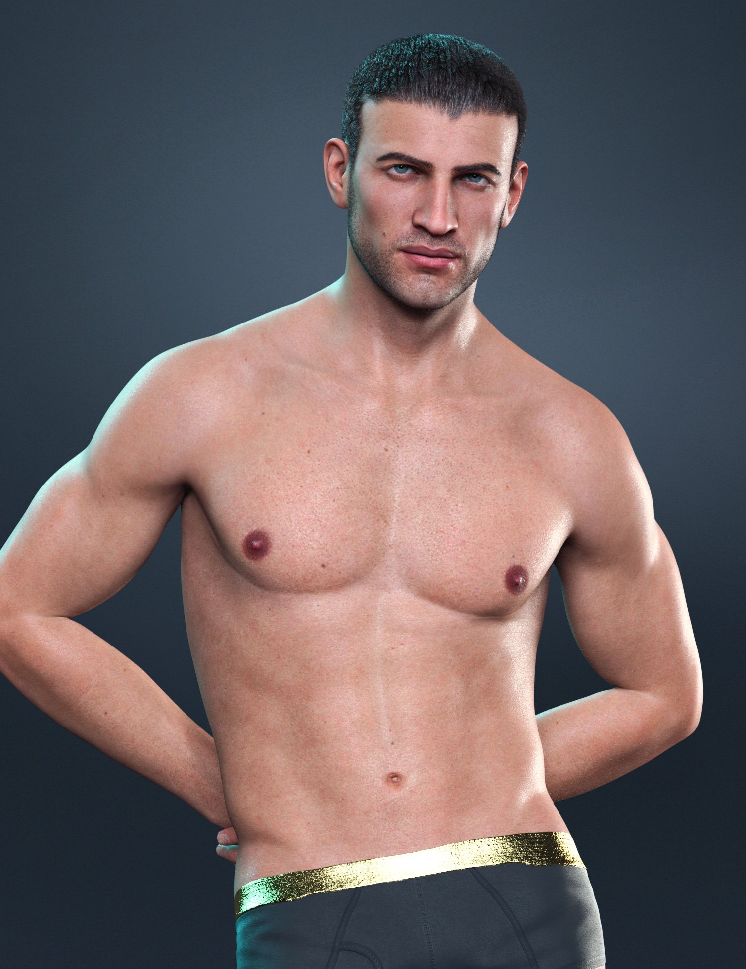 Novak Revisited HD for Genesis 8.1 Male by: Faber Inc, 3D Models by Daz 3D