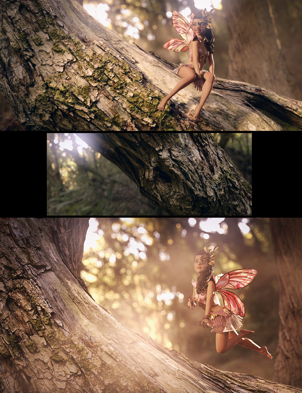 Magical Fairy Forest by: Dreamlight, 3D Models by Daz 3D