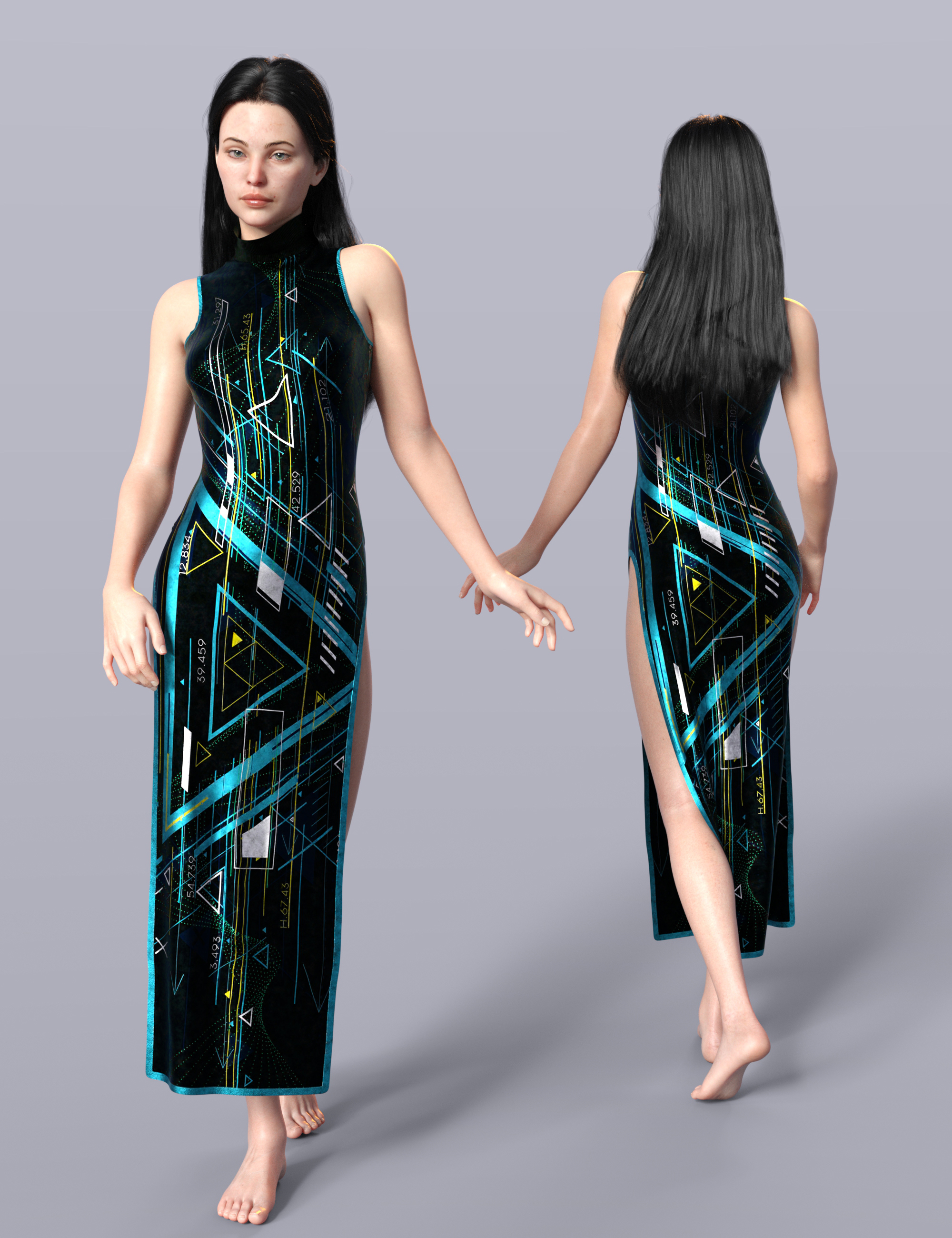 dForce Julcsi Dress for Genesis 8 and 8.1 Female dForce Julcsi Dress for Genesis 8 and 8.1 Female by: Sade, 3D Models by Daz 3D