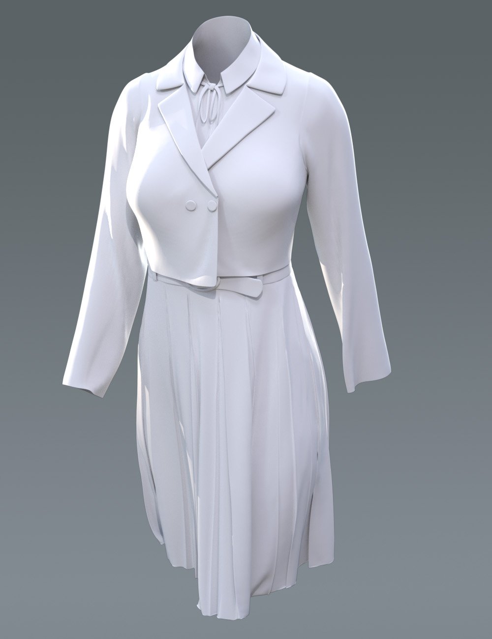 dForce Dream High School Uniform for Genesis 8 and 8.1 Females by: tentman, 3D Models by Daz 3D