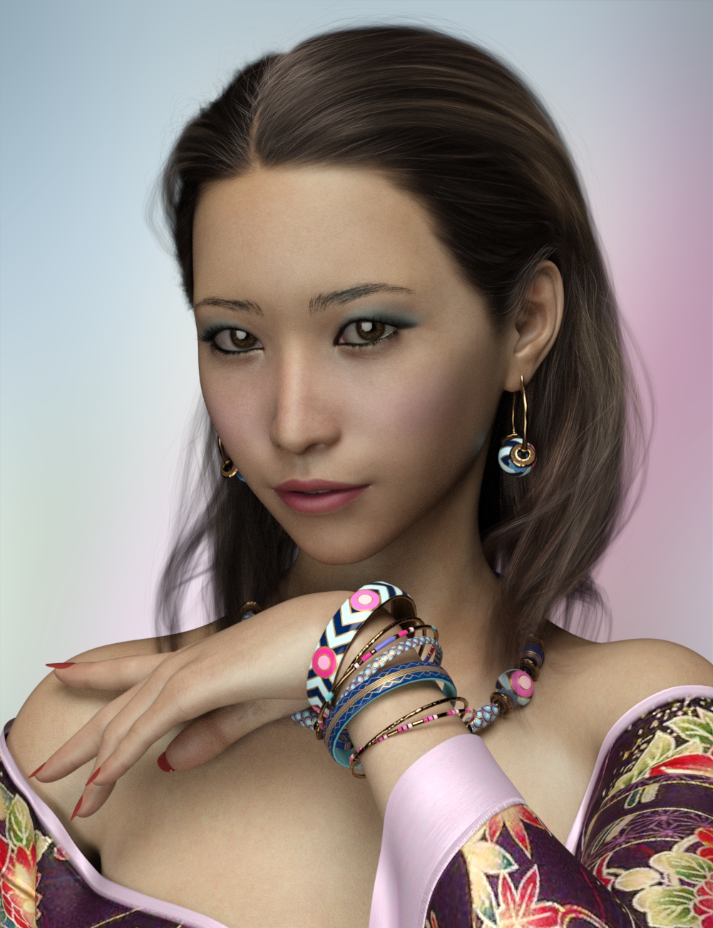 Higashi Le for Genesis 8 and 8.1 Female by: Warloc, 3D Models by Daz 3D