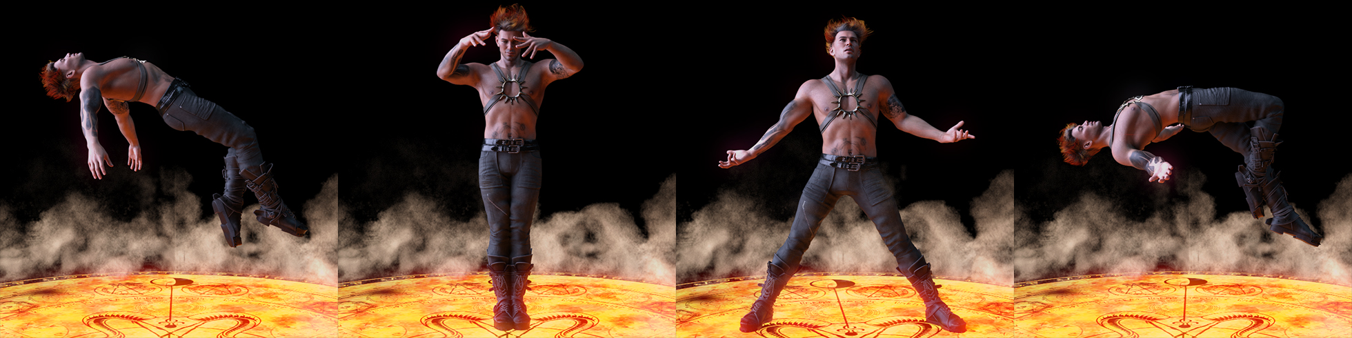 Surge: Necromancer Props and Poses for Genesis 8 and 8.1 by: Skyewolf, 3D Models by Daz 3D