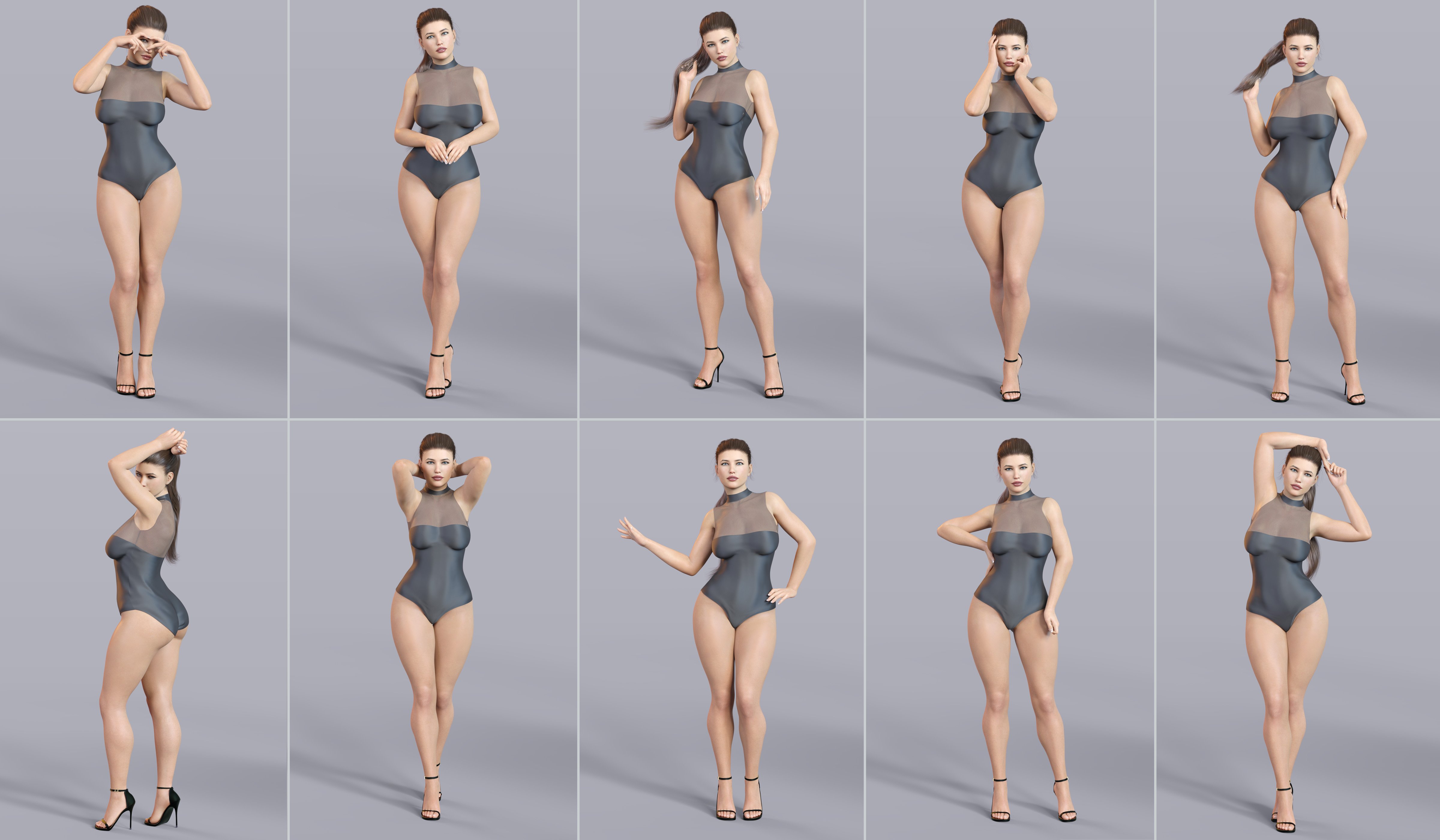 Z Curvy Beauty Shape and Pose Mega Set Z Curvy Beauty Shape and Pose Mega Set by: Zeddicuss, 3D Models by Daz 3D