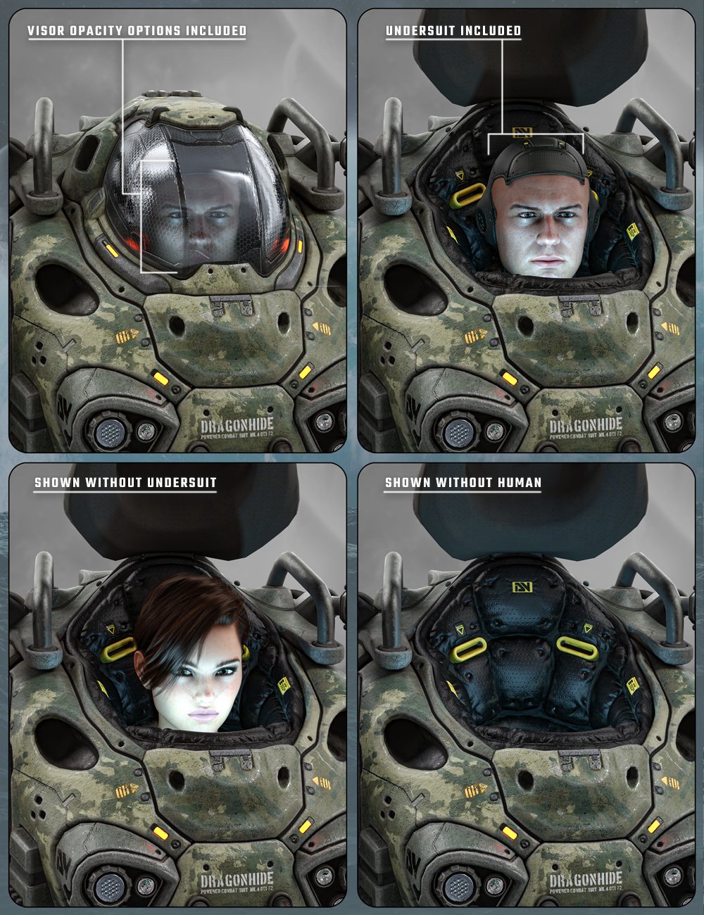 Dragonhide pcs bundle daz 3d