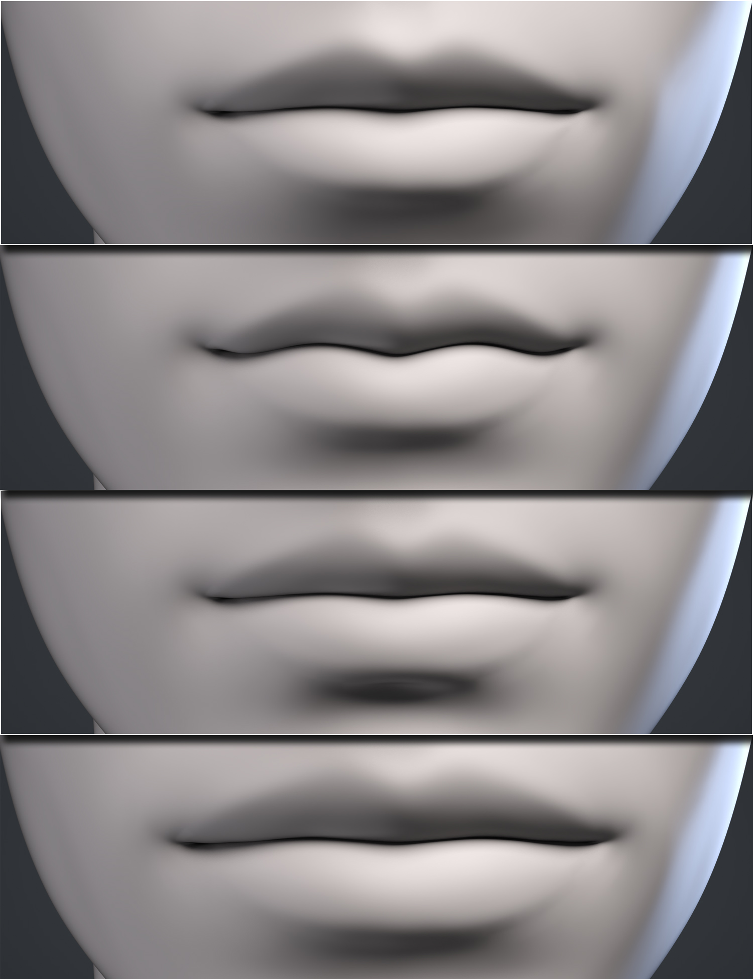 Genesis 9 Head Shapes by: , 3D Models by Daz 3D