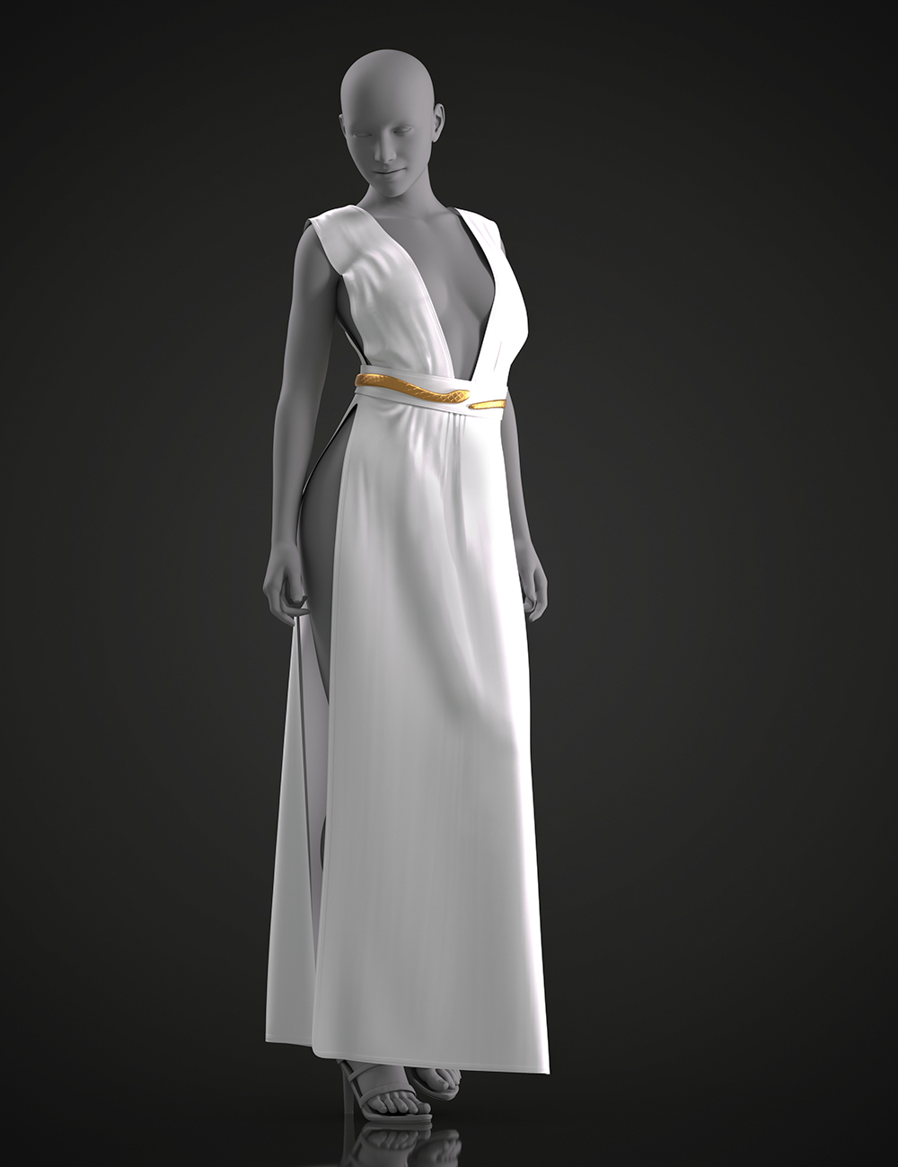 Elegant Cocktail Outfit dForce Dress for Genesis 8 and 8.1 Female by: fjaa3d, 3D Models by Daz 3D