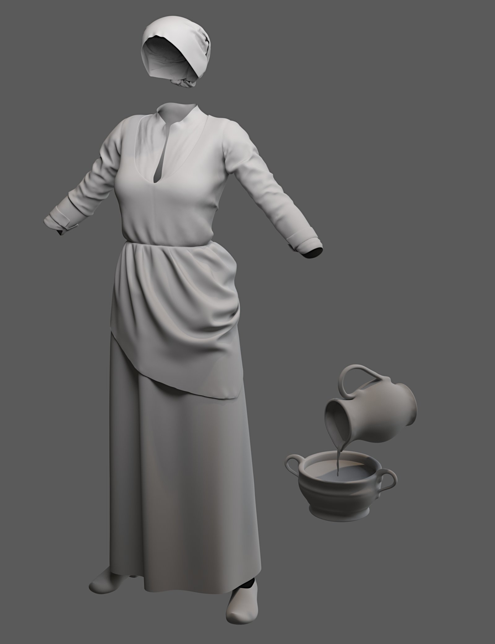 dForce Dutch Milkmaid Outfit for Genesis 8 and 8.1 Females dForce Dutch Milkmaid Outfit for Genesis 8 and 8.1 Females by: Toyen, 3D Models by Daz 3D