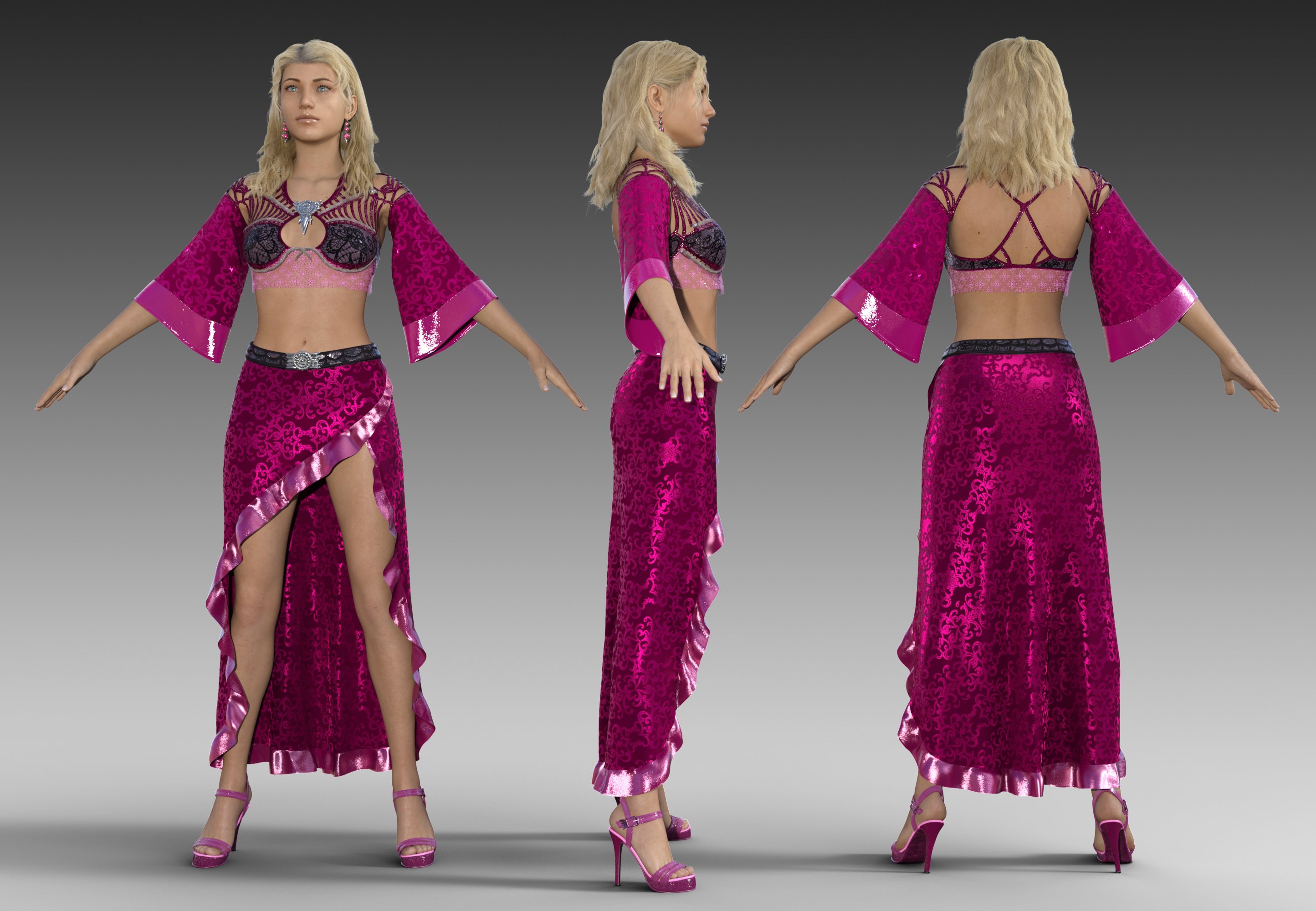 dForce EF Seductive Sorceress Outfit for Genesis 8 and 8.1 Females dForce EF Seductive Sorceress Outfit for Genesis 8 and 8.1 Females by: Eternal Force, 3D Models by Daz 3D