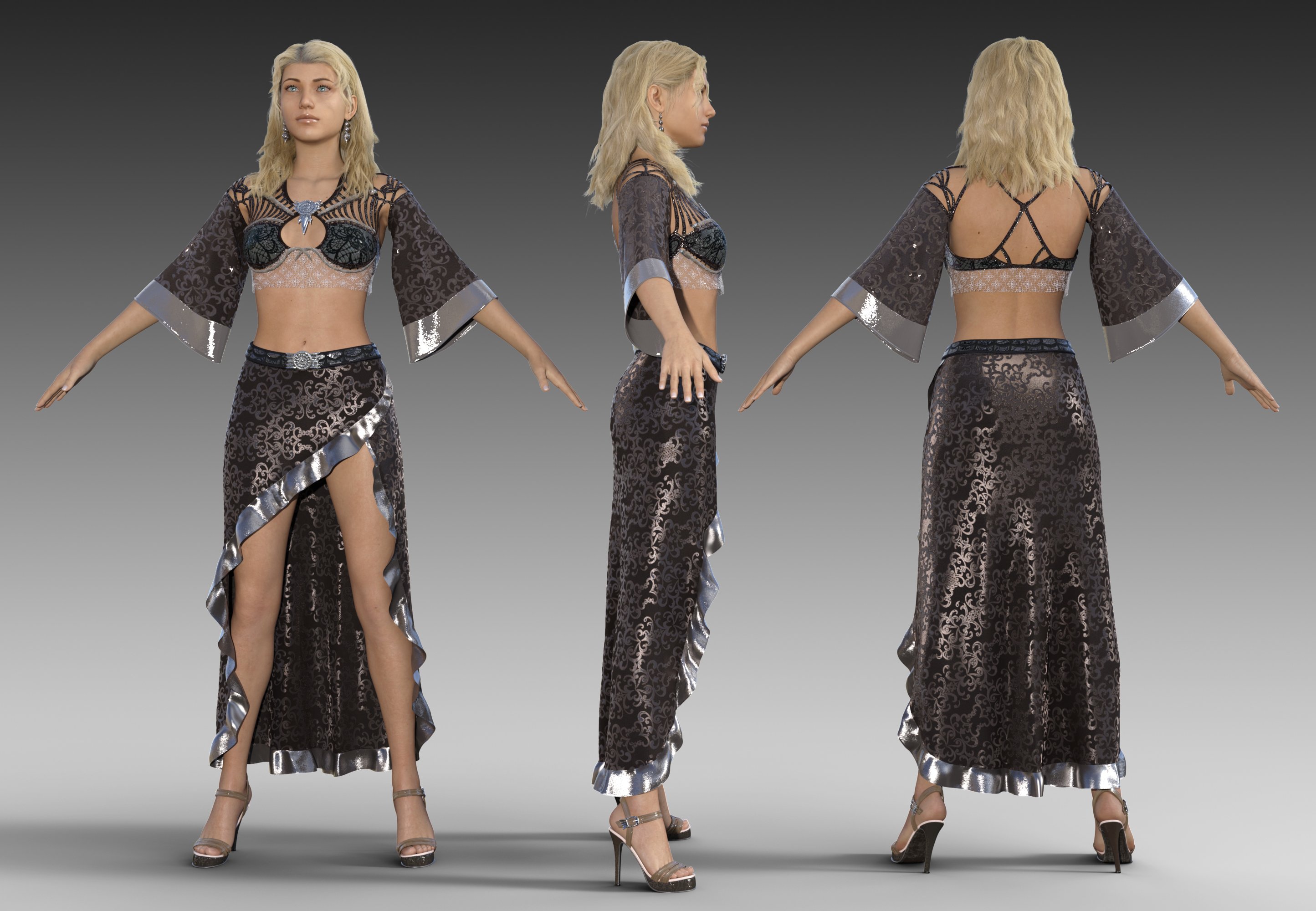 dForce EF Seductive Sorceress Outfit for Genesis 8 and 8.1 Females dForce EF Seductive Sorceress Outfit for Genesis 8 and 8.1 Females by: Eternal Force, 3D Models by Daz 3D