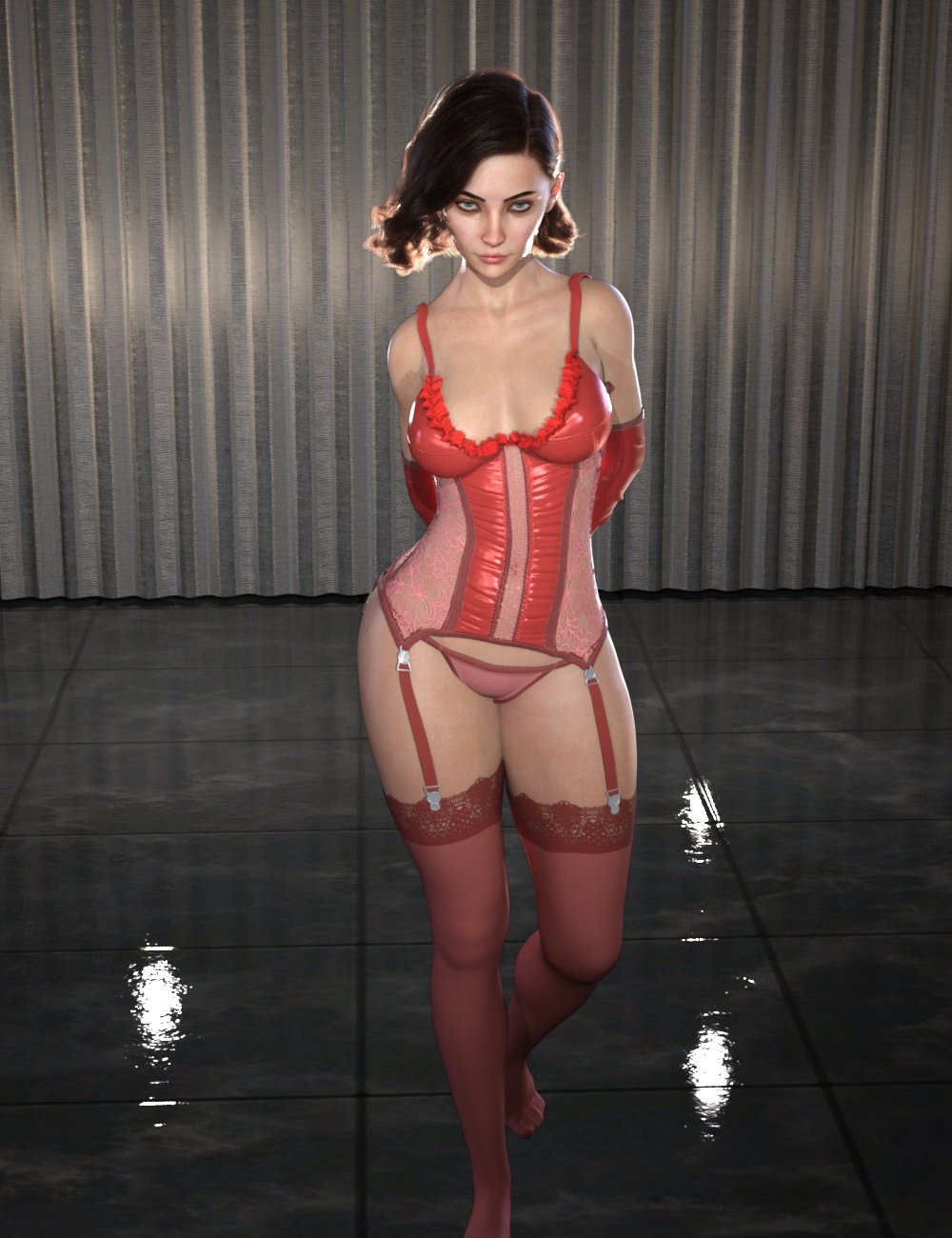 Lovely Lingerie for Genesis 8 Females by: Ergou, 3D Models by Daz 3D