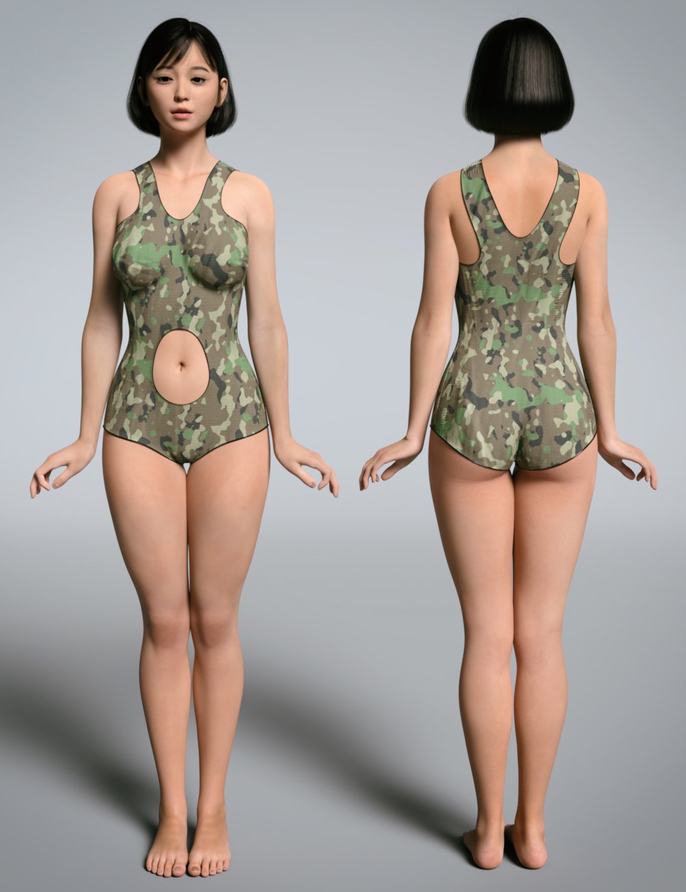 GN Fei Character and Bodysuit for Genesis 8.1 Female by: Goanna, 3D Models by Daz 3D