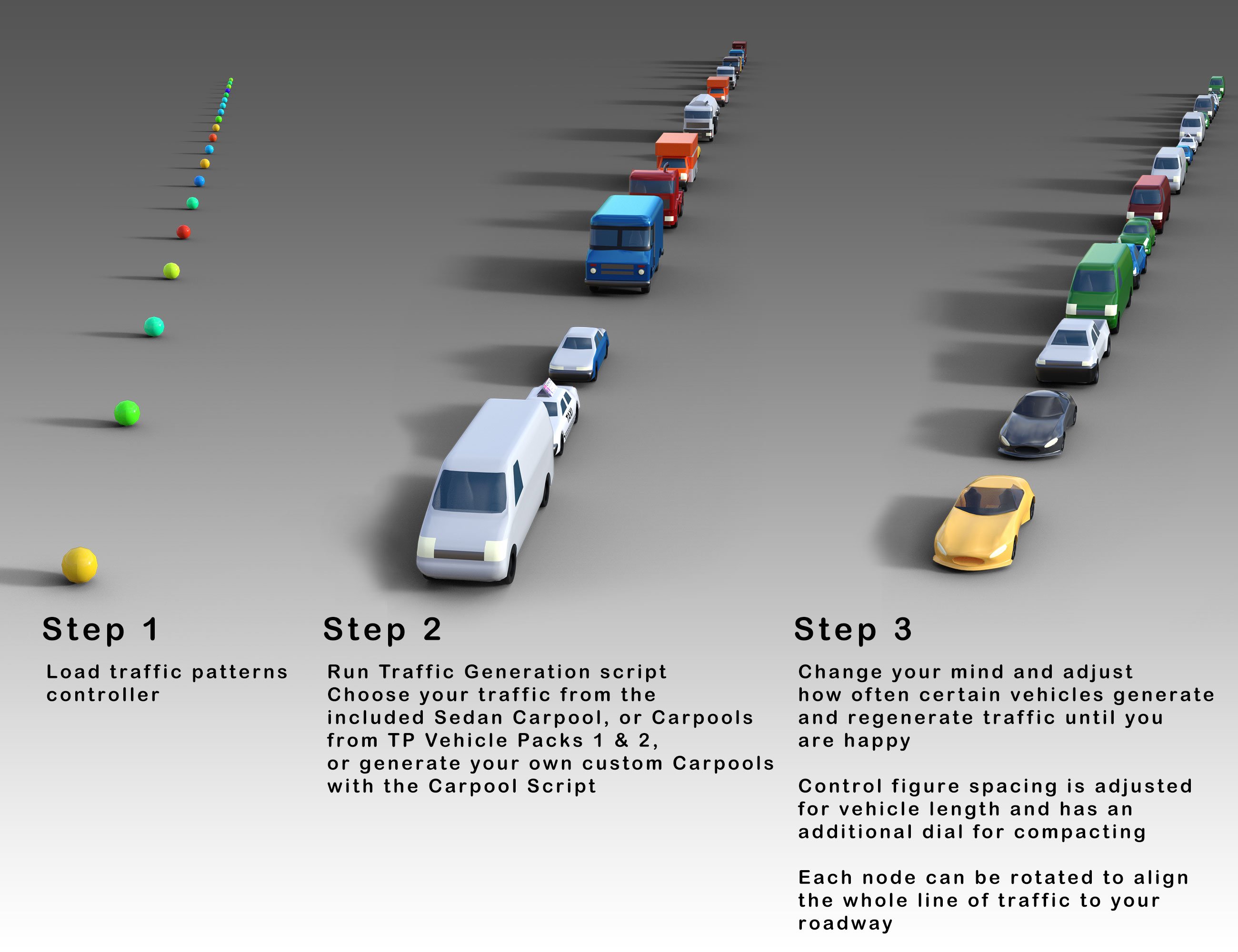 Traffic Patterns Script and Prop Collection by: Lyrra MadrilCode 66, 3D Models by Daz 3D