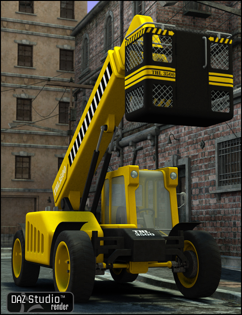 Telehandler Telehandler by: , 3D Models by Daz 3D