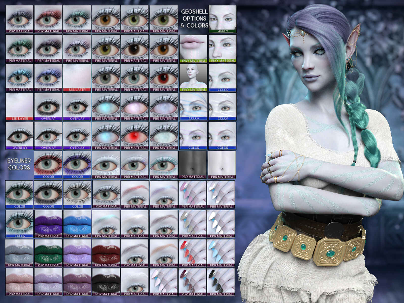 TM Lyra for Genesis 8.1 Female by: TwiztedMetal, 3D Models by Daz 3D
