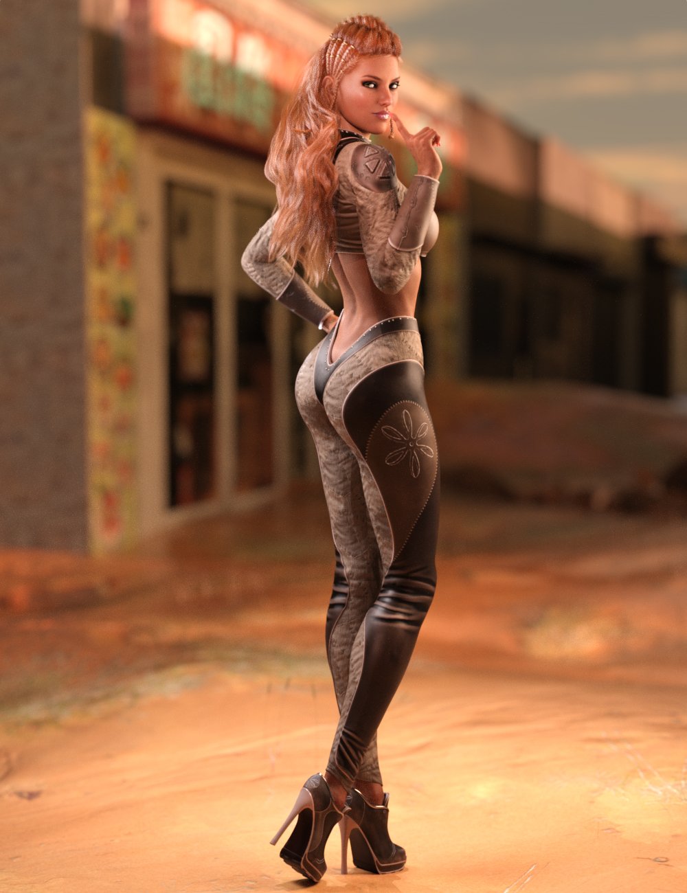 ZK Sport Glam for Genesis 8 and 8.1 Females by: ZKuro, 3D Models by Daz 3D