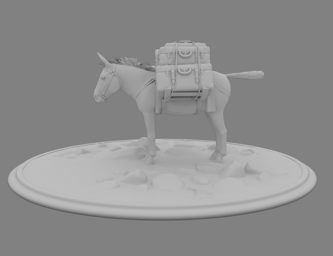DS Cadichon for Daz Horse 2 by: Deepsea, 3D Models by Daz 3D