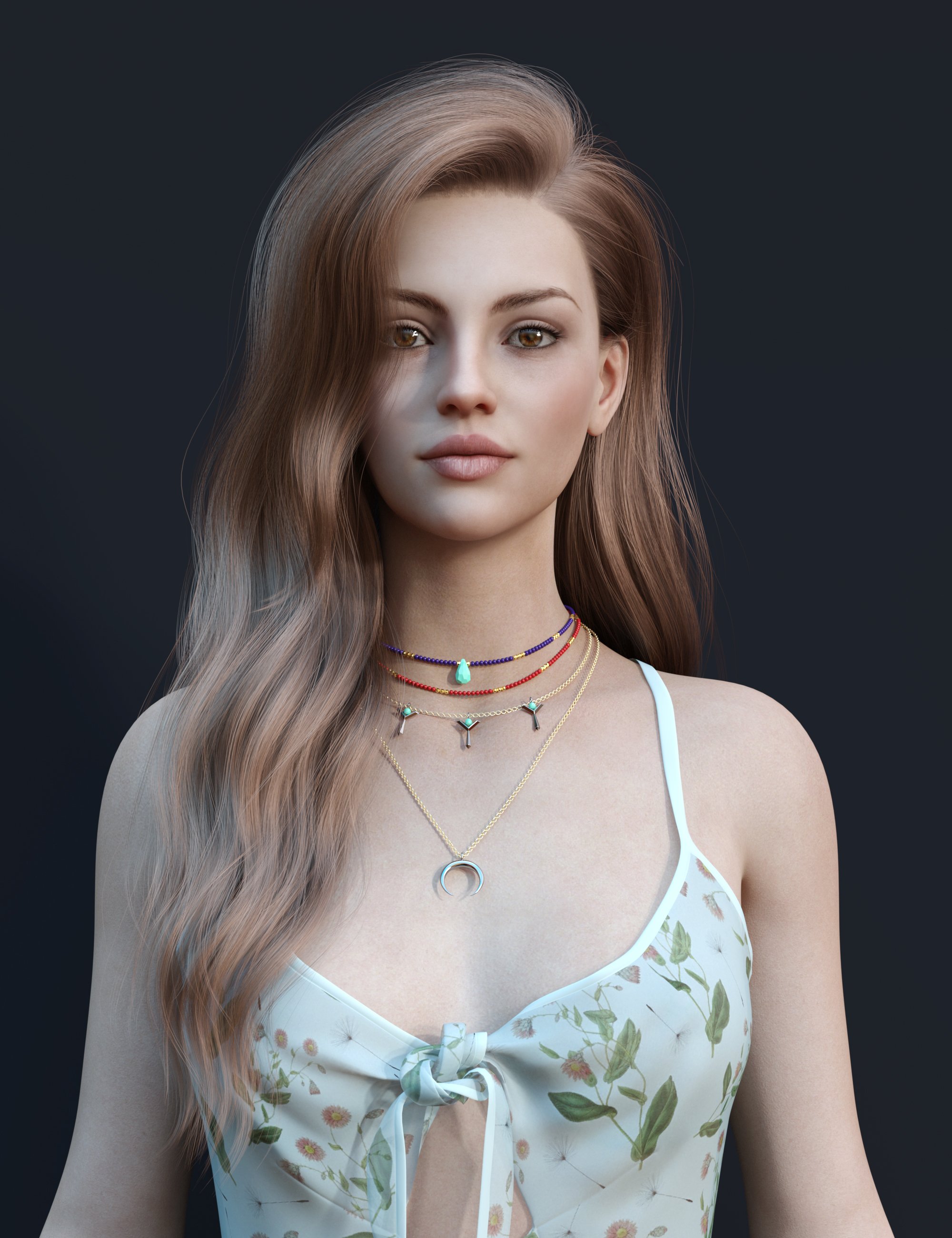 Fayre Hair for Genesis 8 and 8.1 Females by: BirthStone, 3D Models by Daz 3D