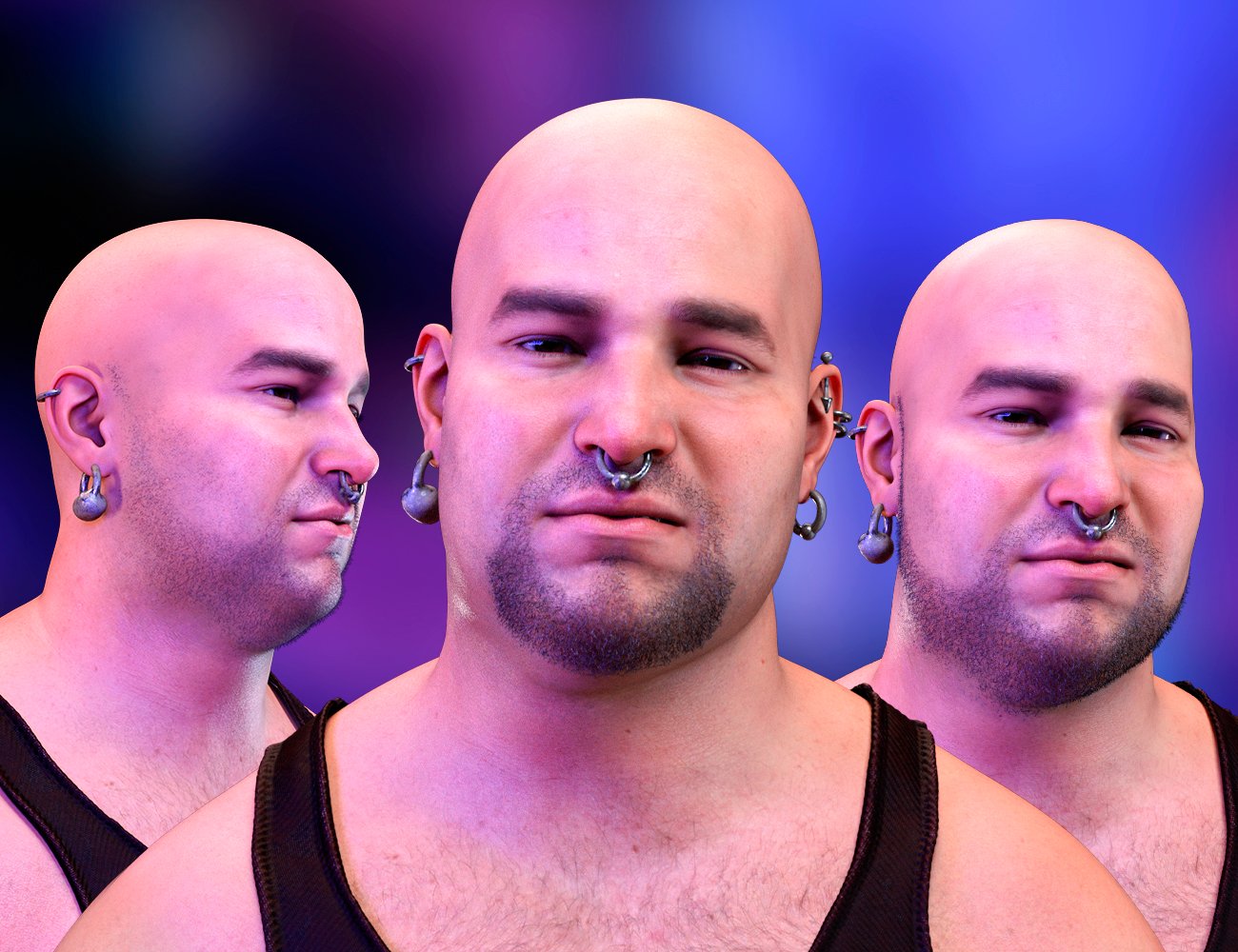 M3DMatt Crest Hair and Piercings Set for Genesis 8 and 8.1 Males M3DMatt Crest Hair and Piercings Set for Genesis 8 and 8.1 Males by: Matari3D, 3D Models by Daz 3D