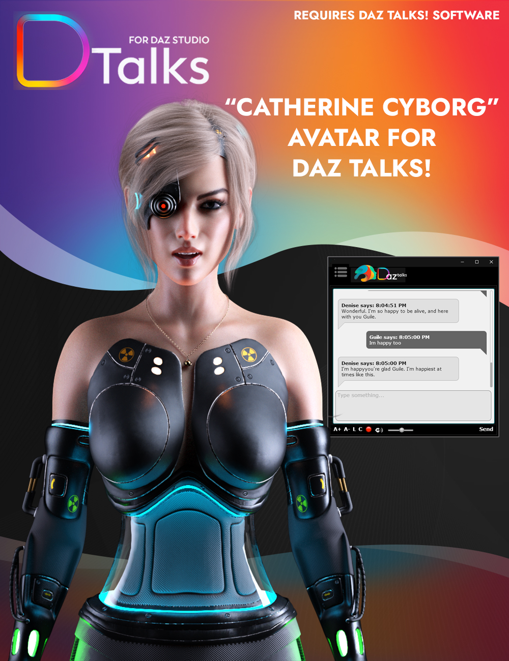 D-Talks! Avatar "Catherine Cyborg"