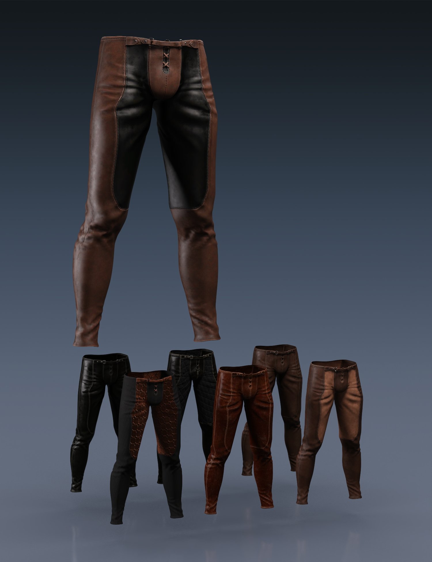 Rogue Elf Pants for Genesis 8 and 8.1 Males by: Barbara BrundonUmblefugly, 3D Models by Daz 3D