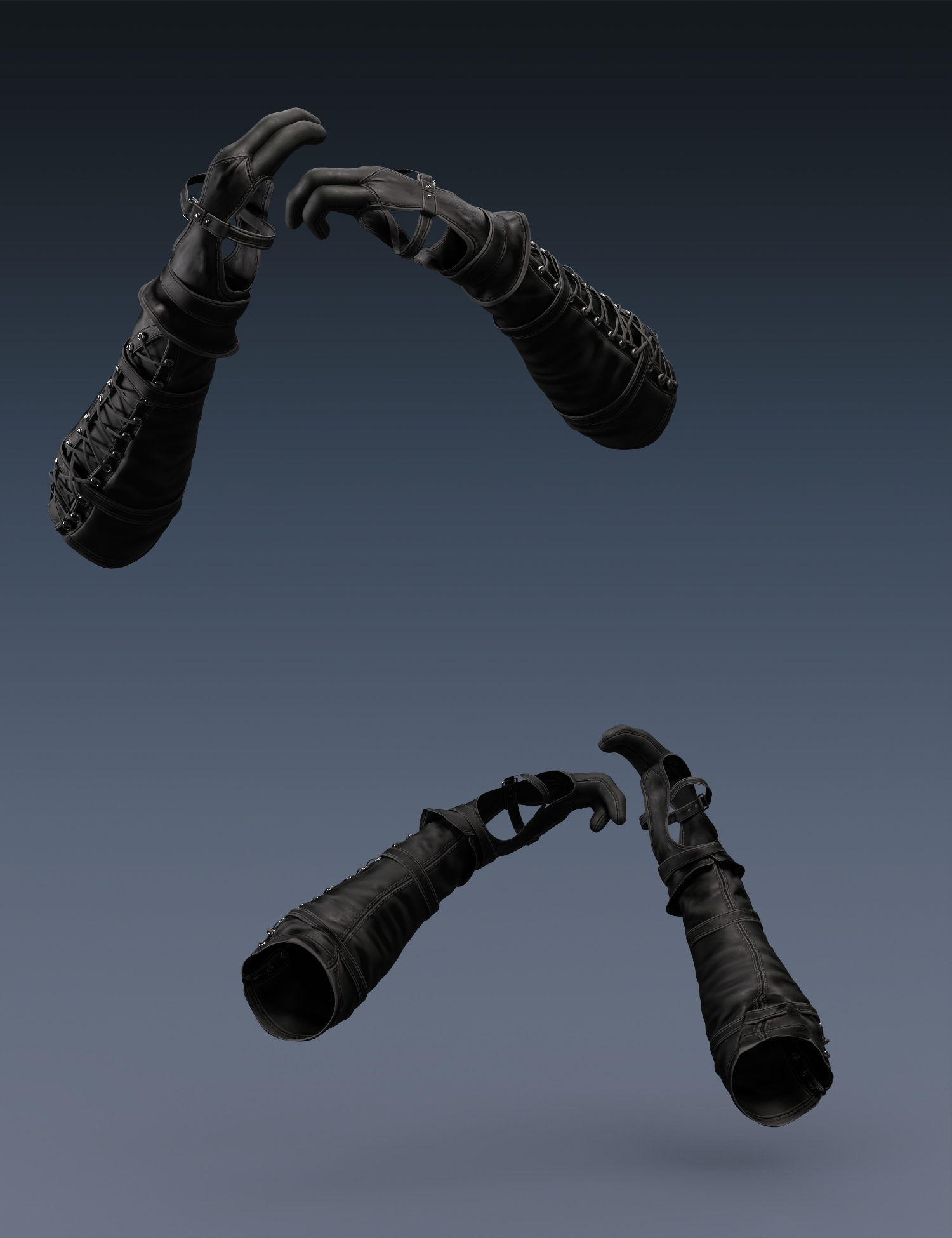 Rogue Elf Gloves for Genesis 8 and 8.1 Males Daz 3D