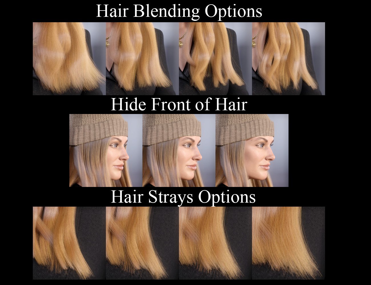 dForce Beanie Hair for Genesis 8 and 8.1 Females by: PhilW, 3D Models by Daz 3D