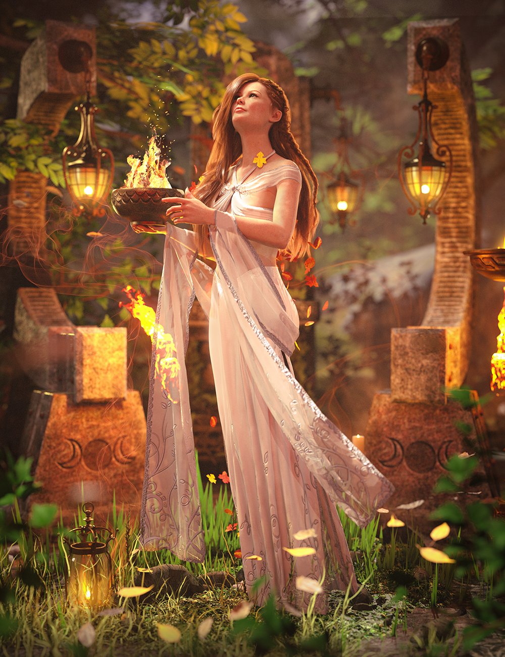 Ethereal Elven Bundle by: , 3D Models by Daz 3D