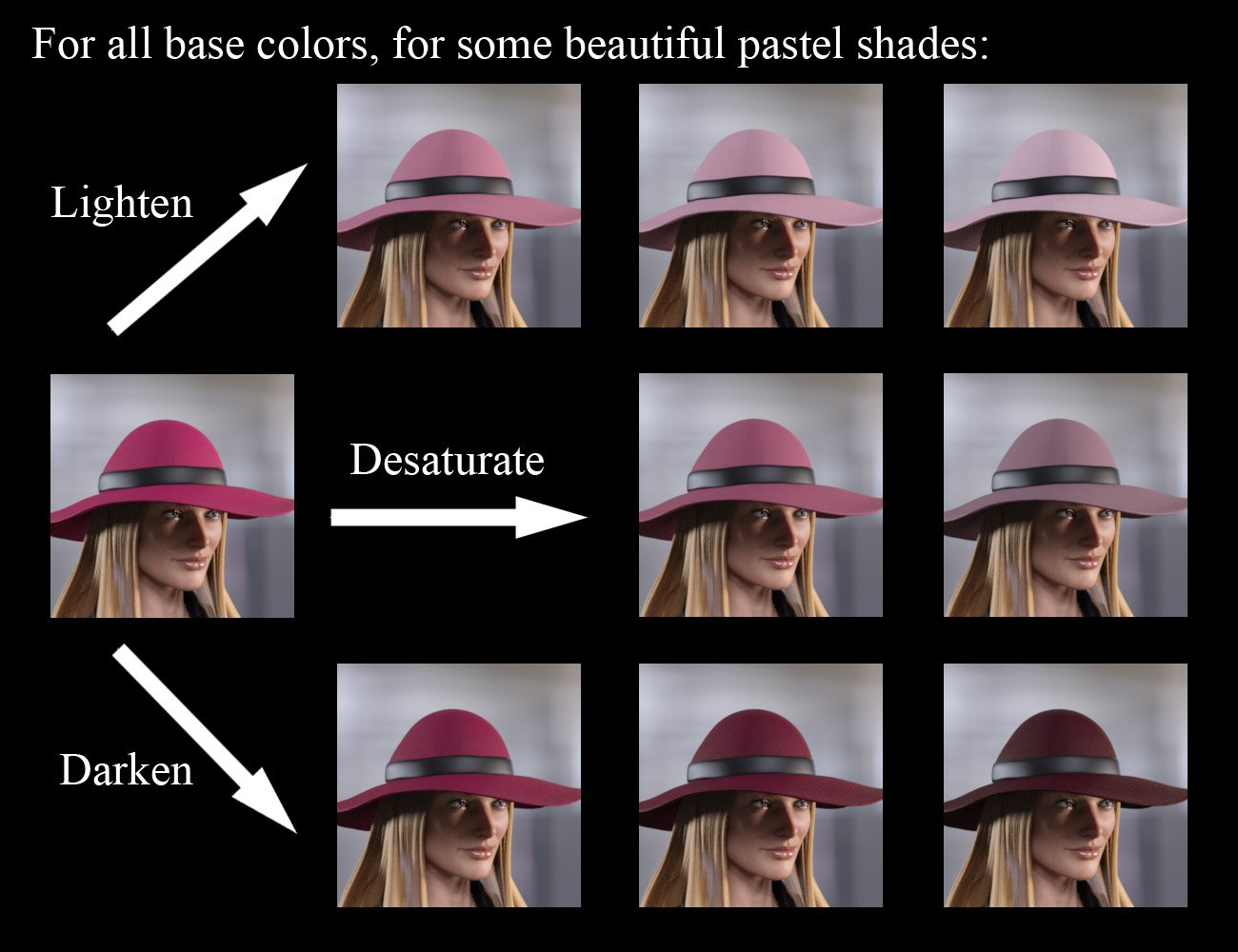 Brimmed Hats for Beanie Hair for Genesis 8 and 8.1 Females Brimmed Hats for Beanie Hair for Genesis 8 and 8.1 Females by: PhilW, 3D Models by Daz 3D