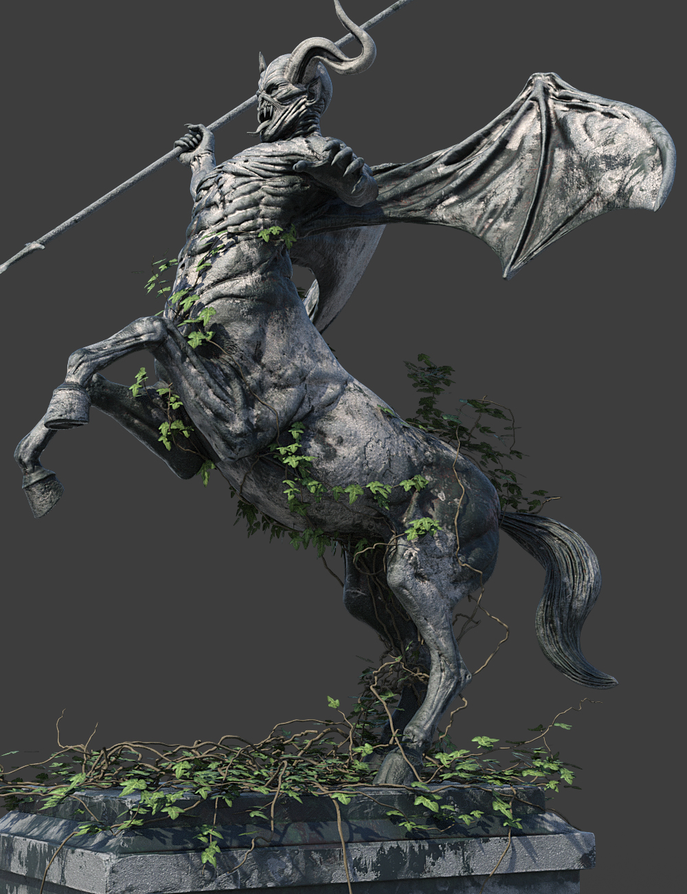 Centaur Statue by: White Fang, 3D Models by Daz 3D
