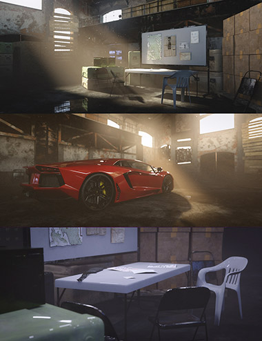 Secret Hangar OPS by: DreamlightReedux Studio, 3D Models by Daz 3D