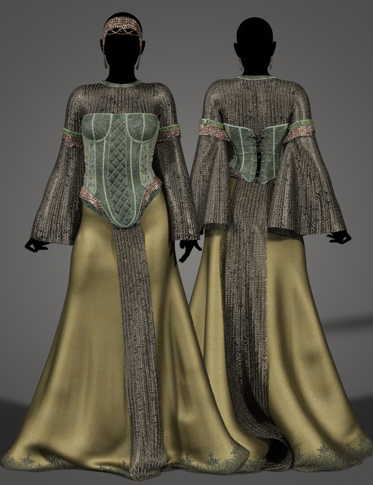 dForce CB Anan Clothing Set for Genesis 9 | Daz 3D