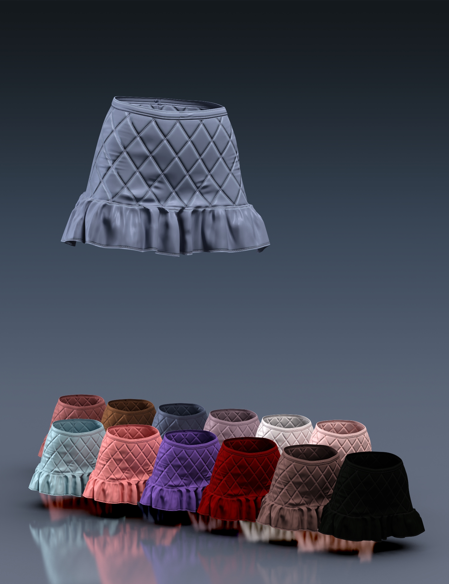 My Little Leather Outfit Skirt for Genesis 8 and 8.1 Females by: xtrart-3d, 3D Models by Daz 3D