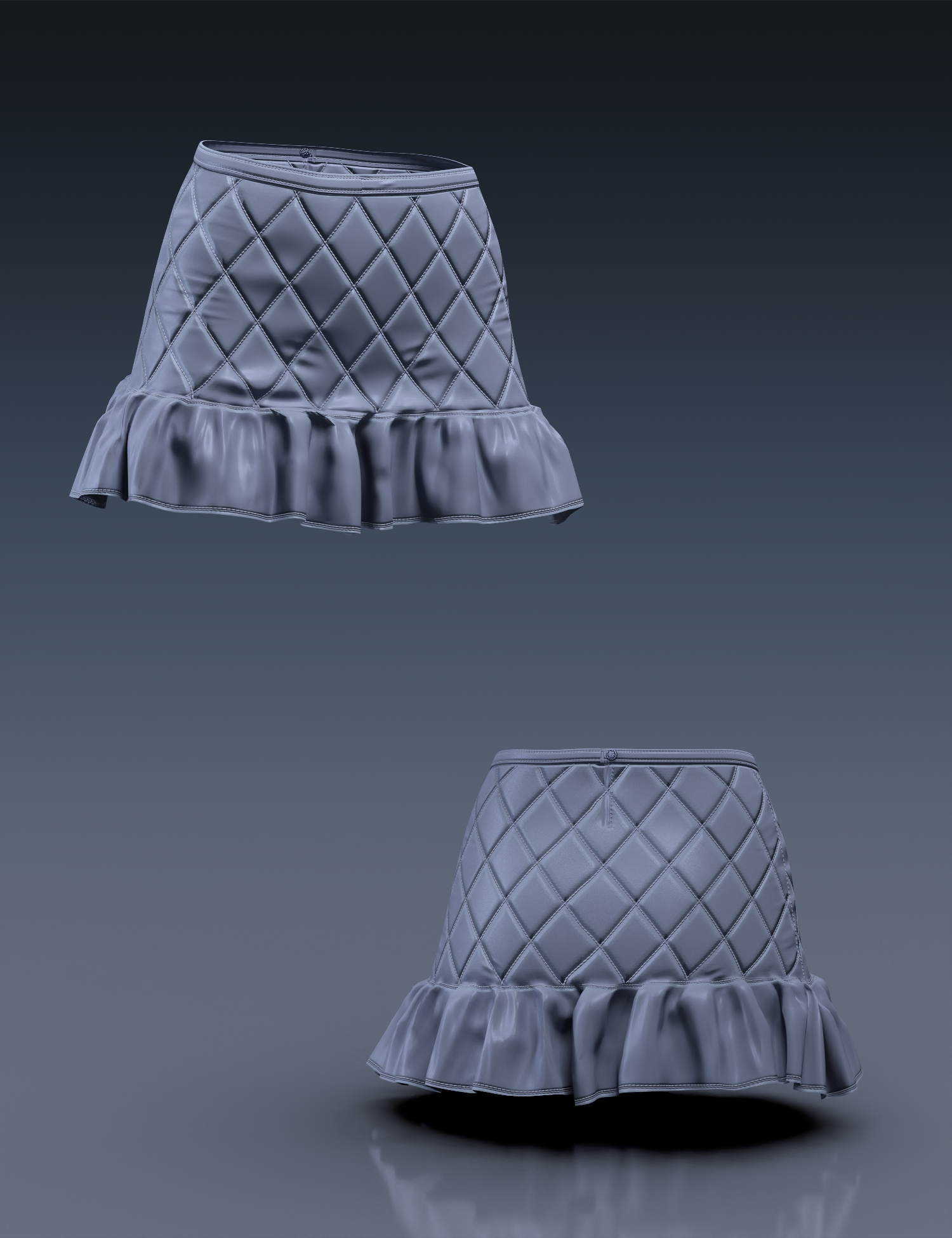 My Little Leather Outfit Skirt for Genesis 8 and 8.1 Females