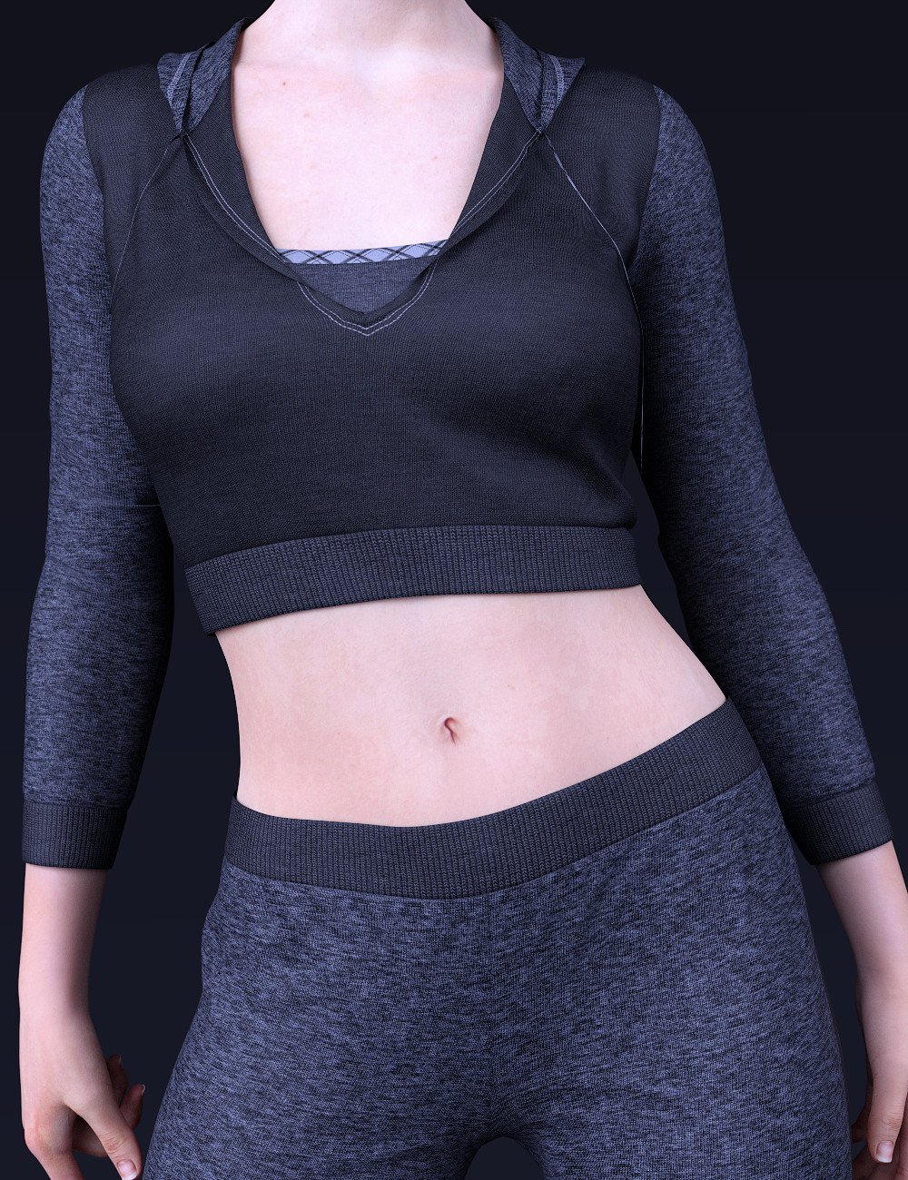 DForce Summer Fit Outfit For Genesis 8 And 8.1 Female | Daz 3D