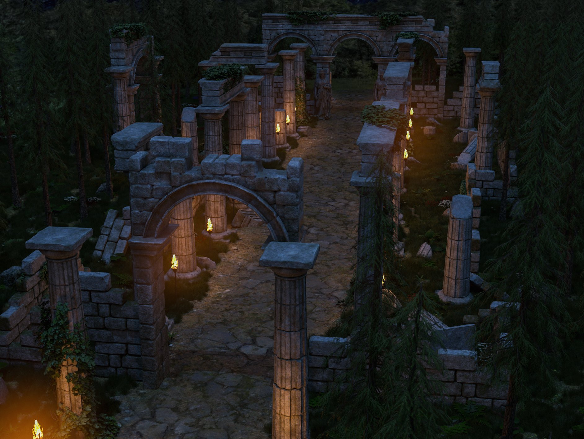 Age of Mythology - Modular Age of Mythology - Modular by: 3dLab, 3D Models by Daz 3D