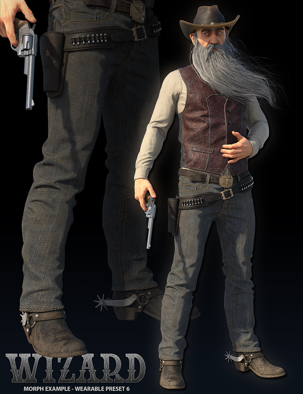 Desperado HD Remastered for Genesis 8 and 8.1 Males Desperado HD Remastered for Genesis 8 and 8.1 Males by: Luthbel, 3D Models by Daz 3D