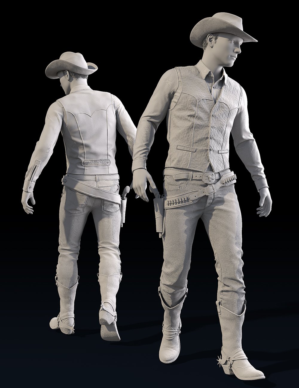 Desperado HD Remastered for Genesis 8 and 8.1 Males Desperado HD Remastered for Genesis 8 and 8.1 Males by: Luthbel, 3D Models by Daz 3D