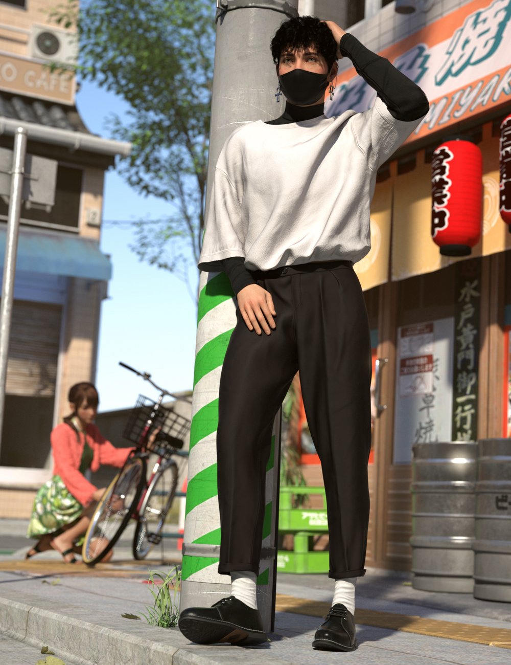 dForce Grow Freely Outfit for Genesis 9 by: fefecoolyellow, 3D Models by Daz 3D