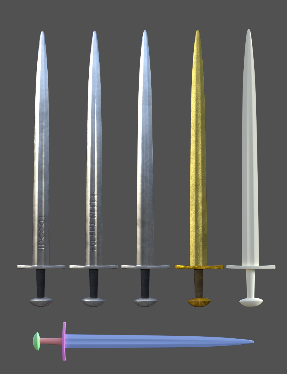 Viking Sword and Sword Poses for Genesis 8 and 9 Viking Sword and Sword Poses for Genesis 8 and 9 by: Five13, 3D Models by Daz 3D