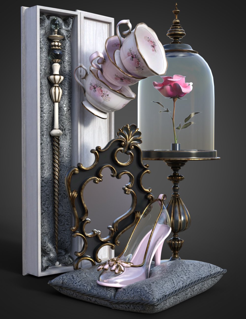 B.E.T.T.Y. Fairytale Props by: B.E.T.T.Y, 3D Models by Daz 3D