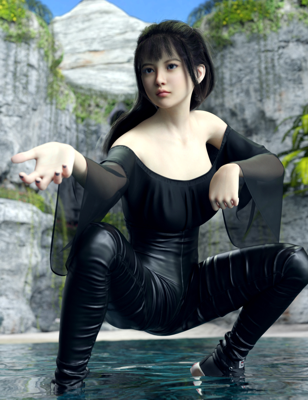 Vo Monkey Sister HD for Genesis 8.1 Female by: VOOTW, 3D Models by Daz 3D
